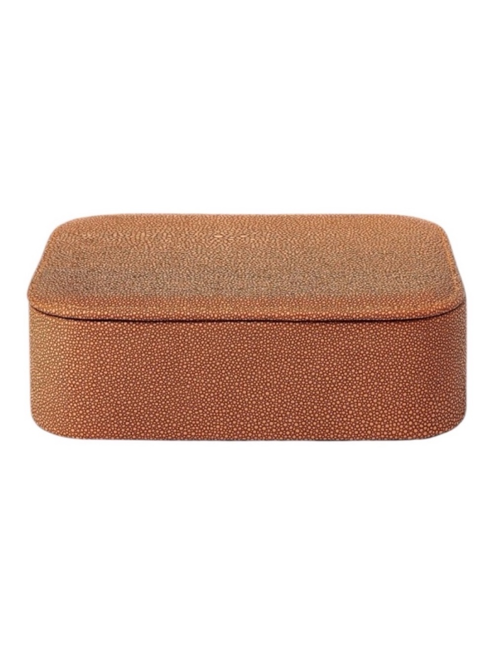 Threshold Lidded Brown Faux Leather Boc